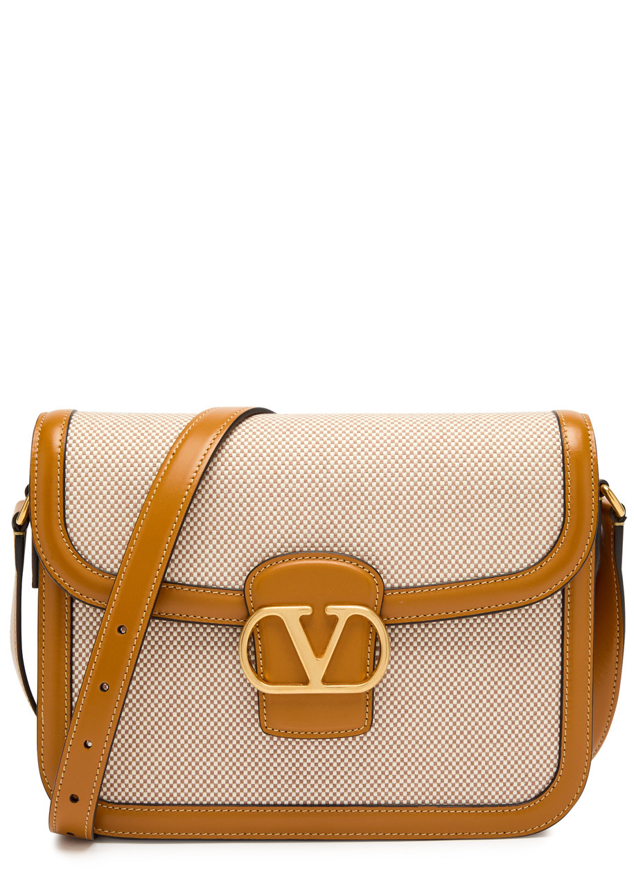 Valentino Garavani 9T05 Canvas and Leather Shoulder bag - 1