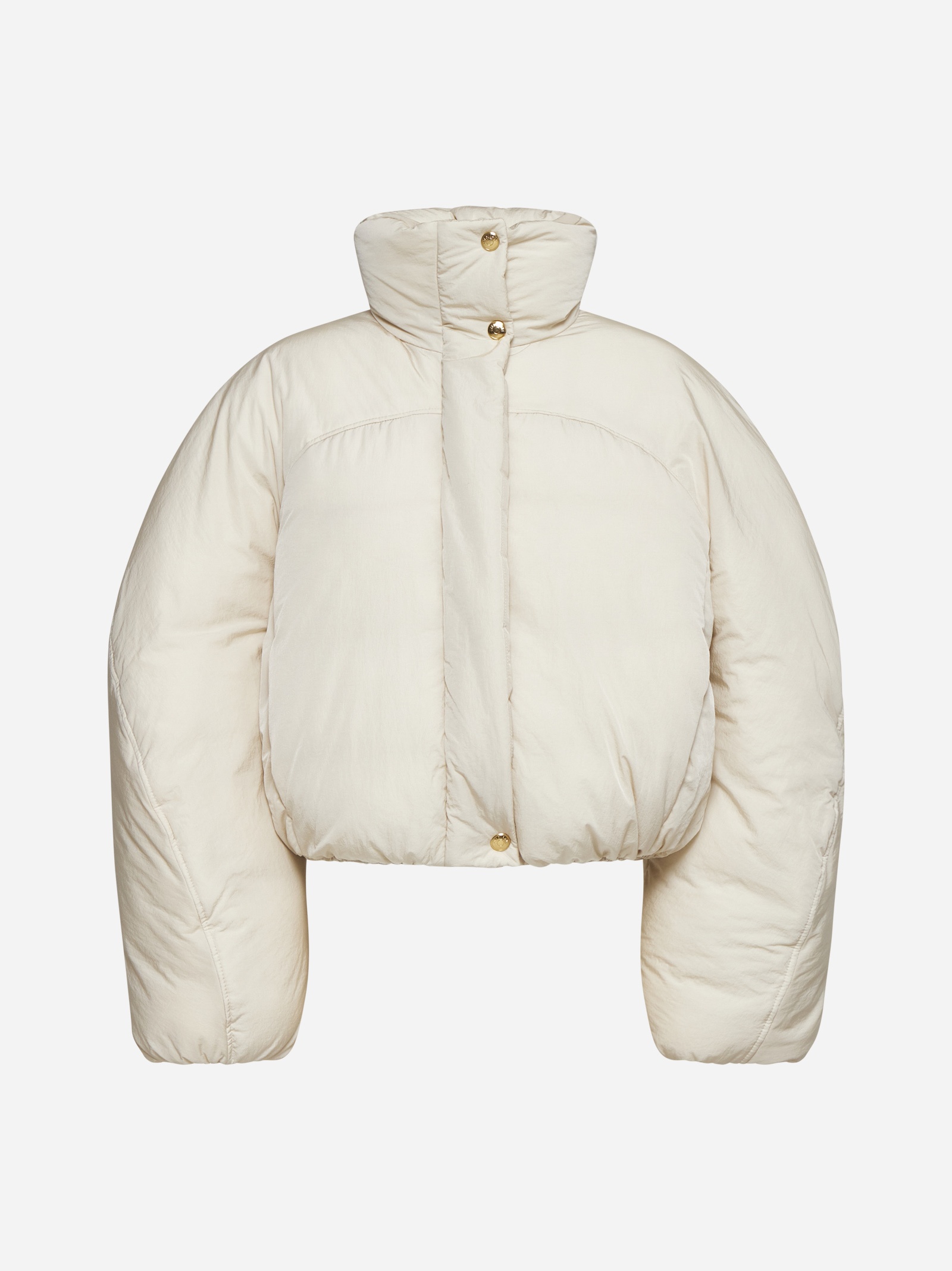 JACQUEMUS｜DOWN JACKETS (LA DOUDOUNE COURTE CARACO(241CO Jacquemus: Women's La Doudoune Courte Caraco (Off White