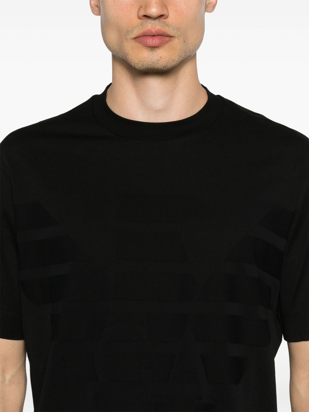 logo-print cotton T-shirt - 4