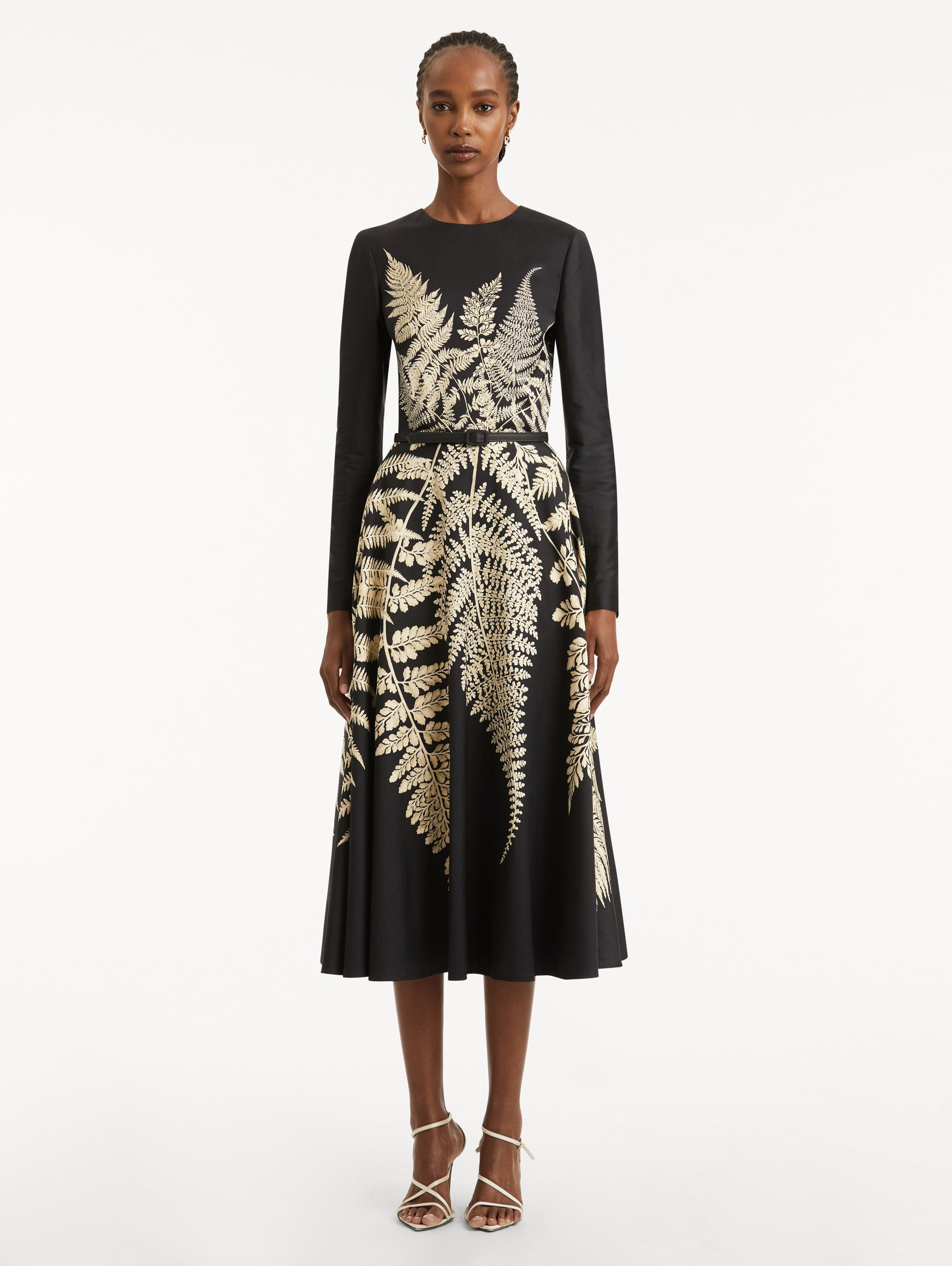 FERN PRINTED COCKTAIL DRESS - 2