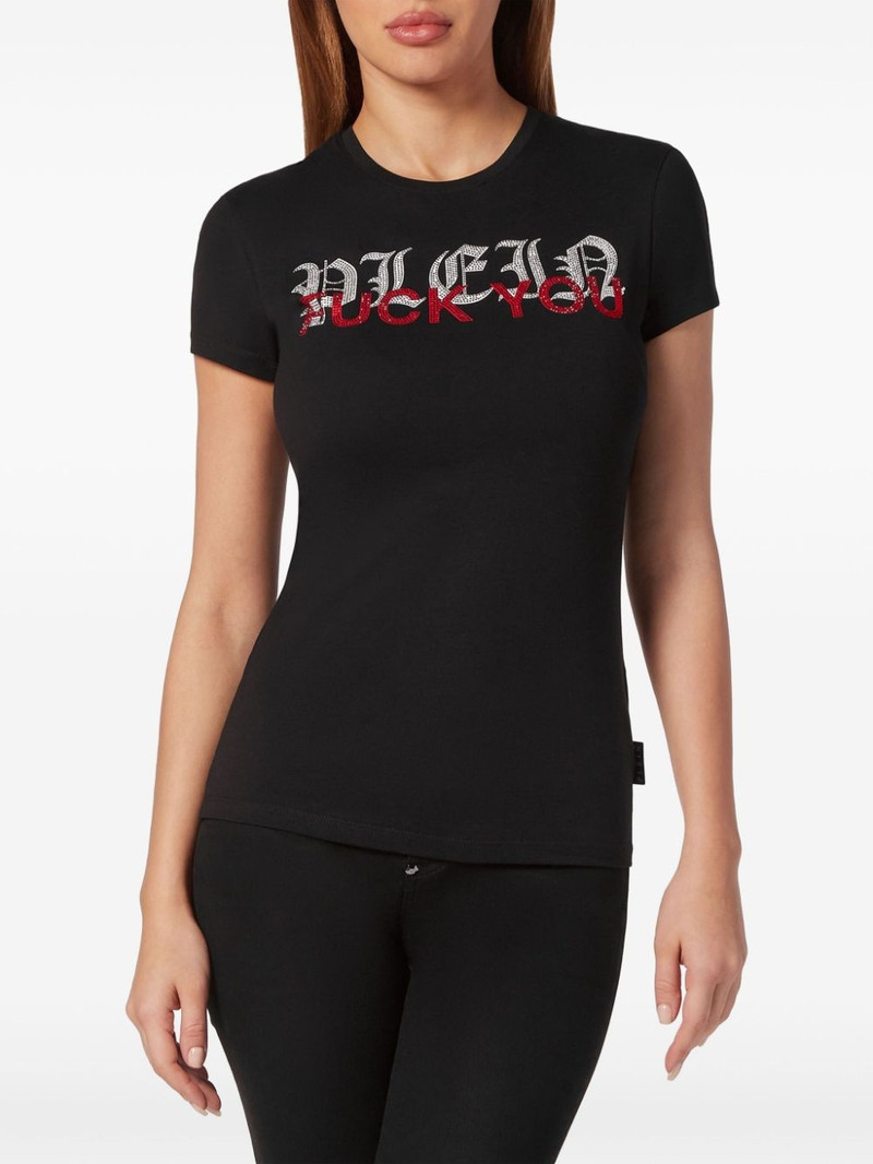 PHILIPP PLEIN Sexy Pure cotton T-shirt outlook