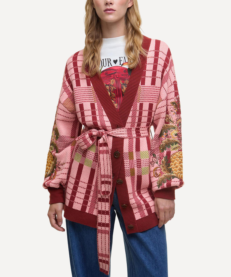 Barbour Barbour x FARM Rio Luisa Embroidered Cardigan outlook