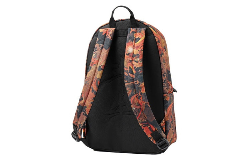 Li-Ning Li-Ning BadFive Graphic Backpack 'Orange Black' ABSR008-3 outlook