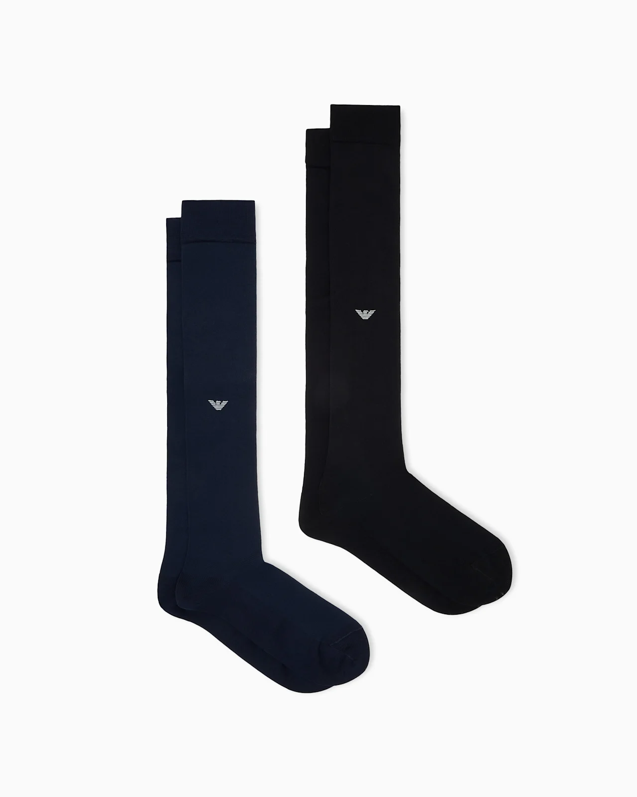TWO-PACK OF COTTON SOCKS WITH A SIDE EAGLE LOGO - 1