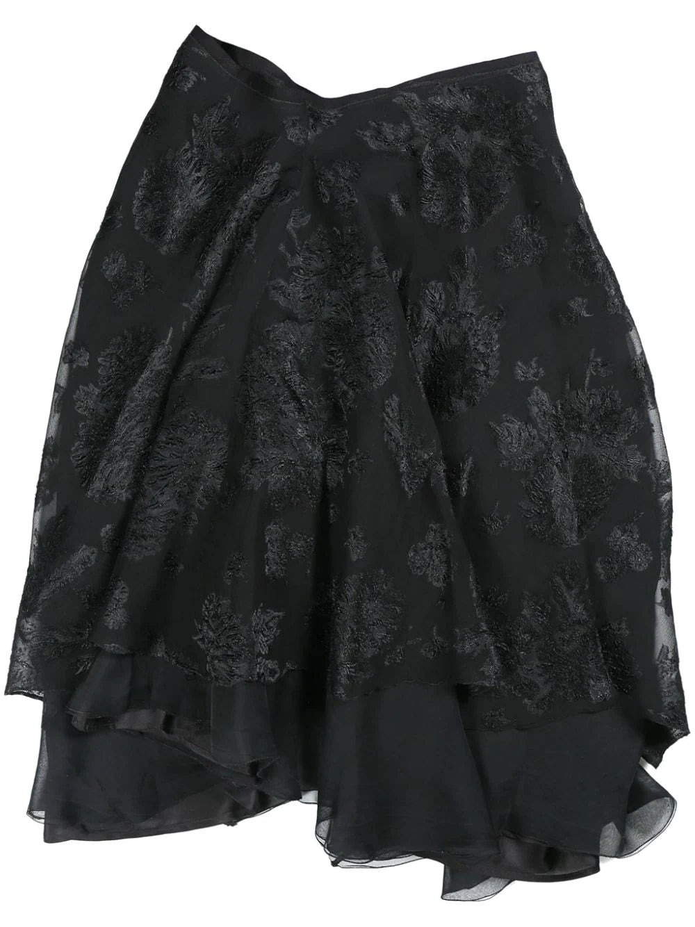 MARC LE BIHAN Women Plis Dos Fleurs Skirt - 4