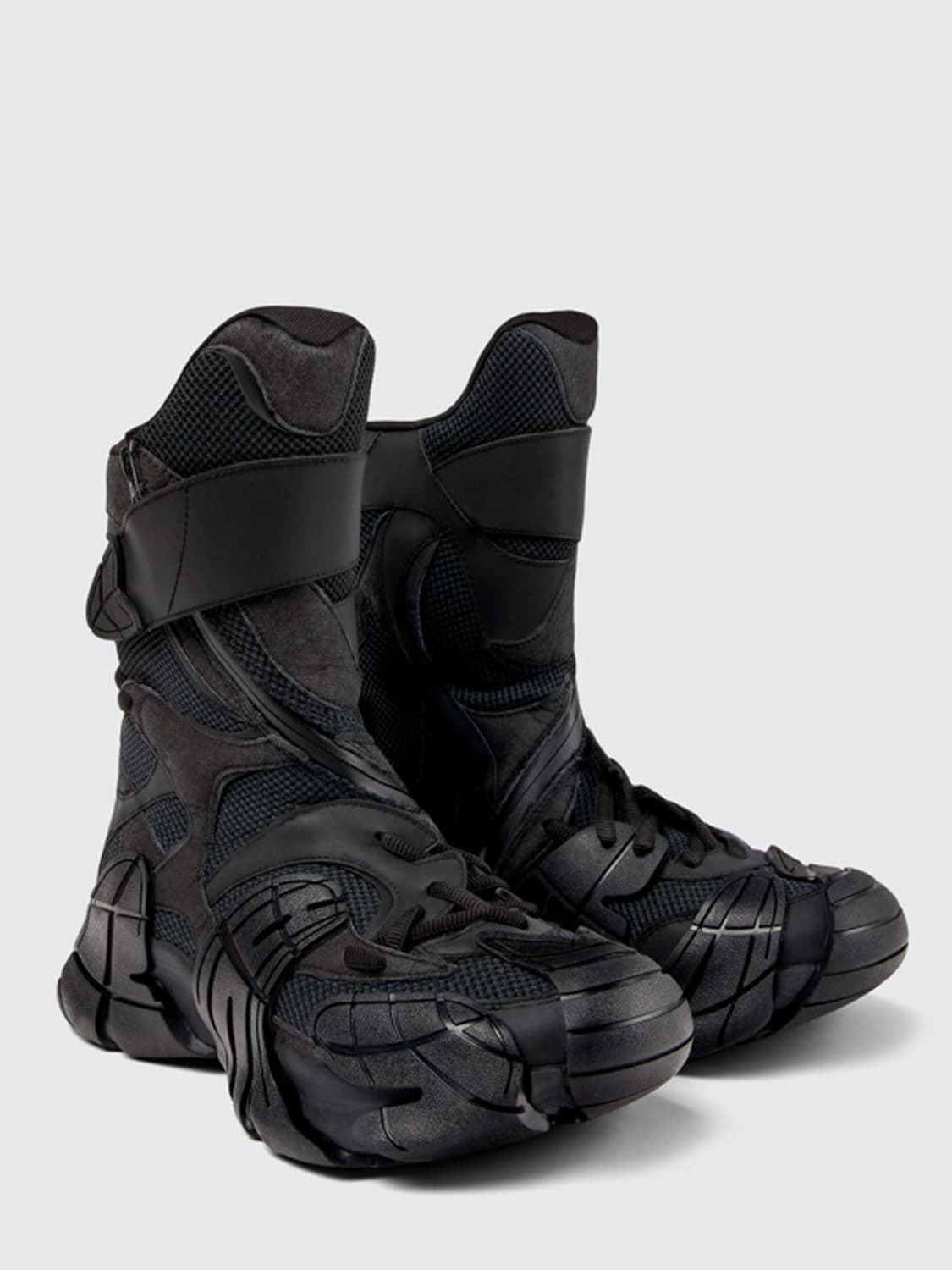 CamperLab Tormenta recycled mesh and rubber ankle boots - 2
