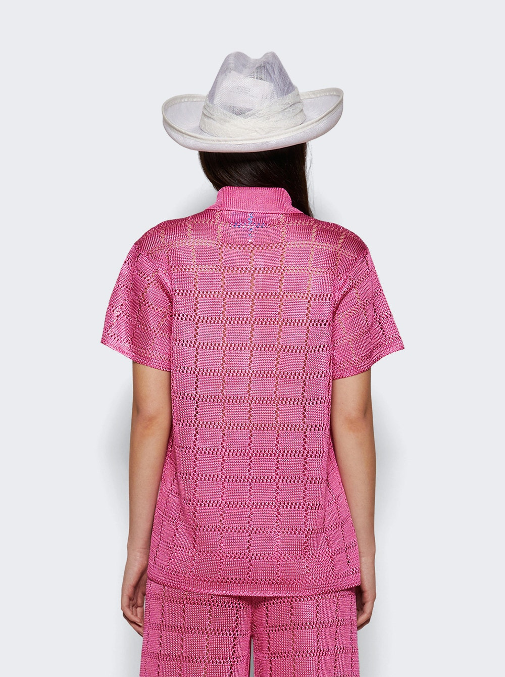 Short Sleeve Patchwork Shirt Hibiscus - 4