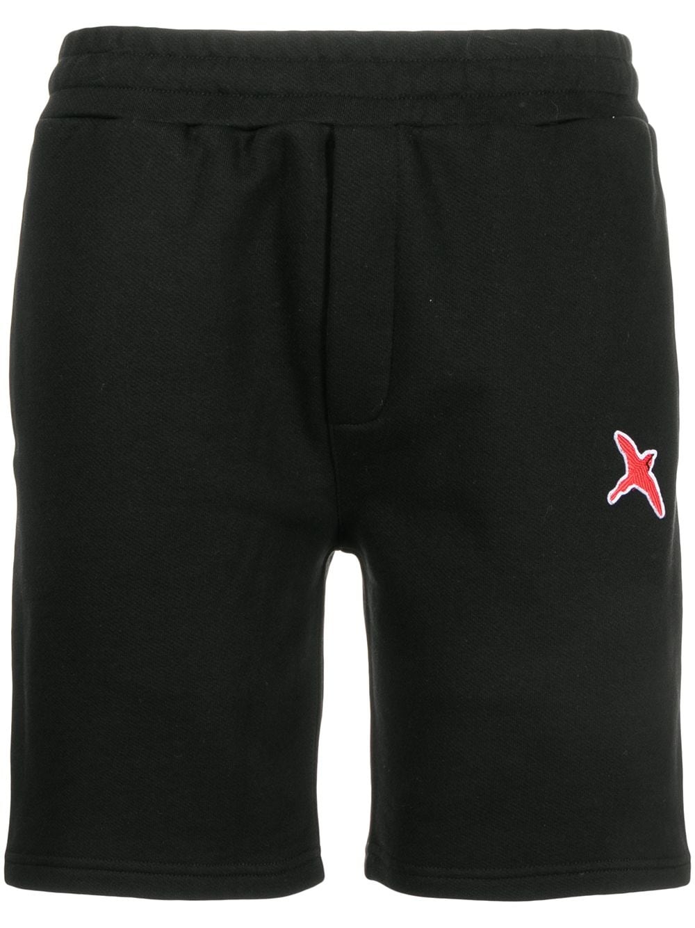 logo-patch track shorts - 1