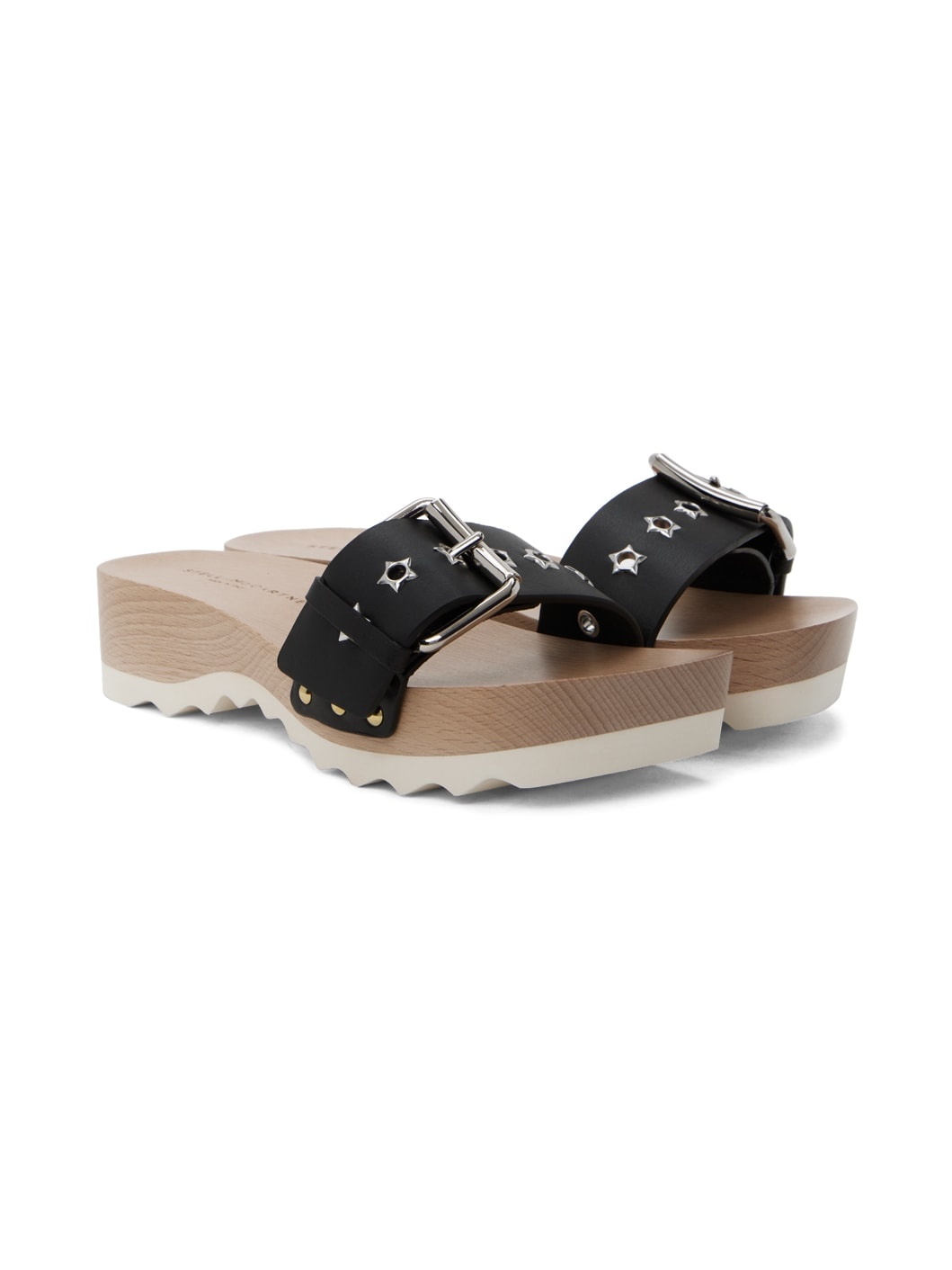 Black Elyse Sandals - 4