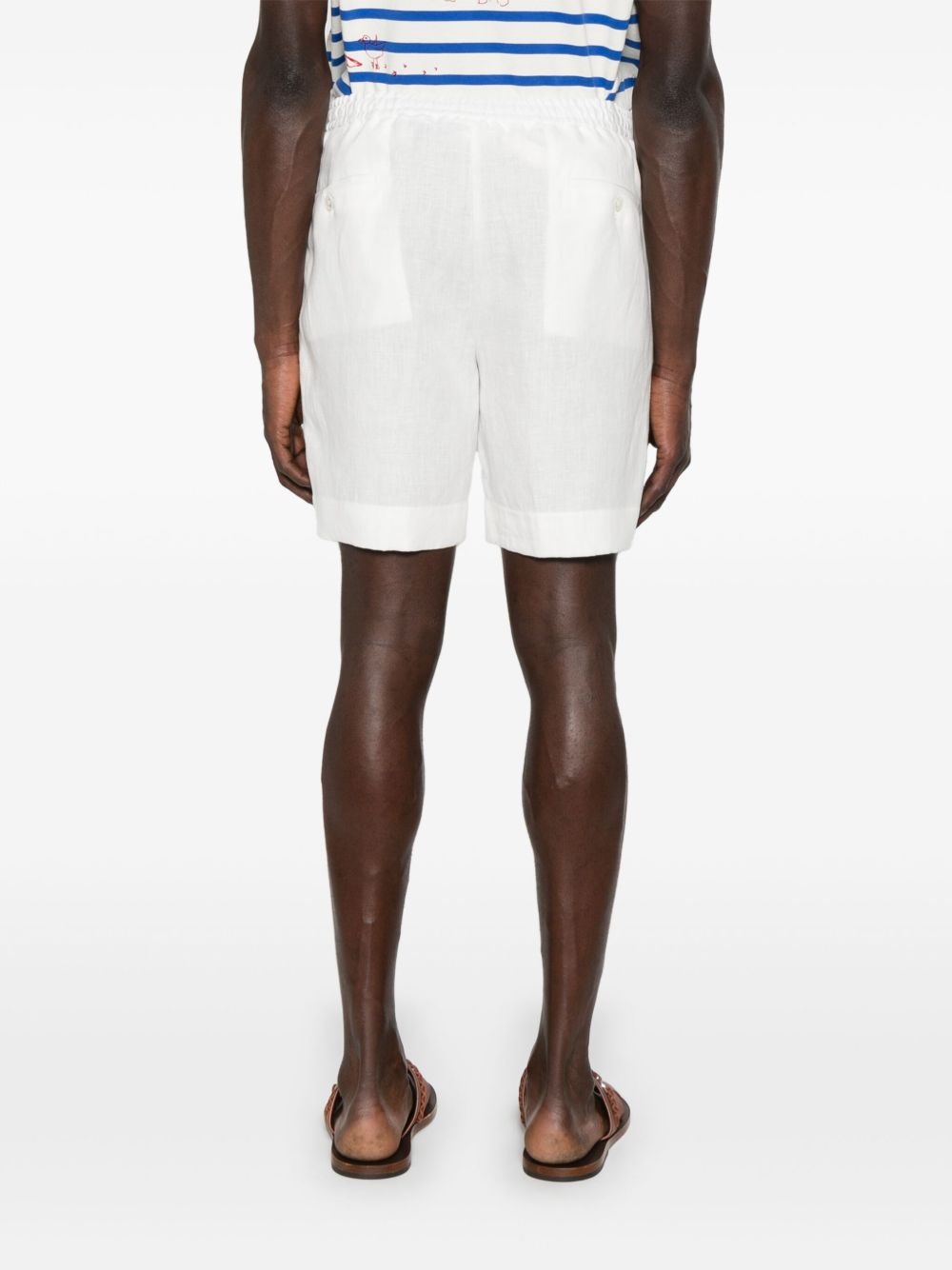 linen shorts - 4