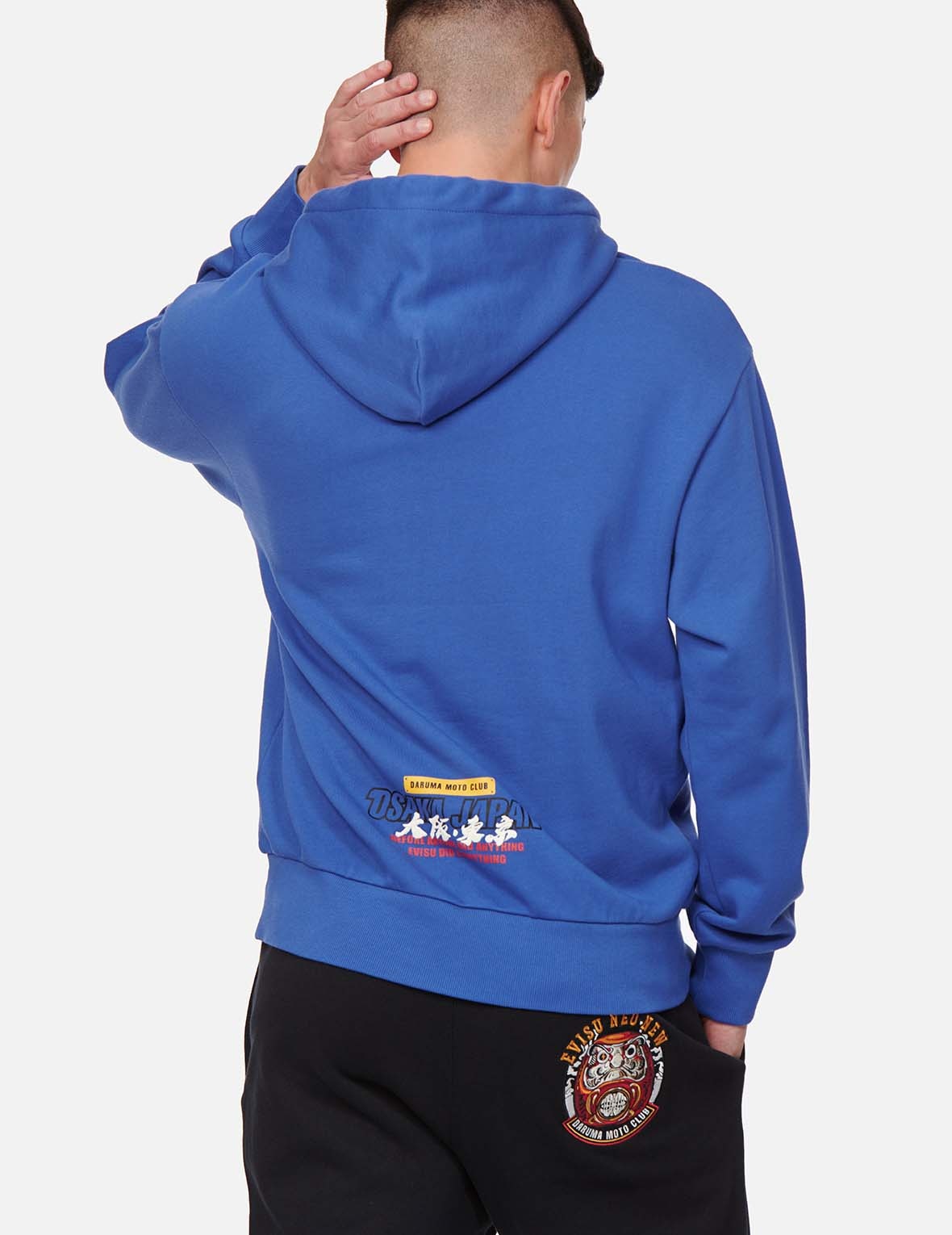 DARUMA BOX PRINT HOODED SWEATSHIRT - 4