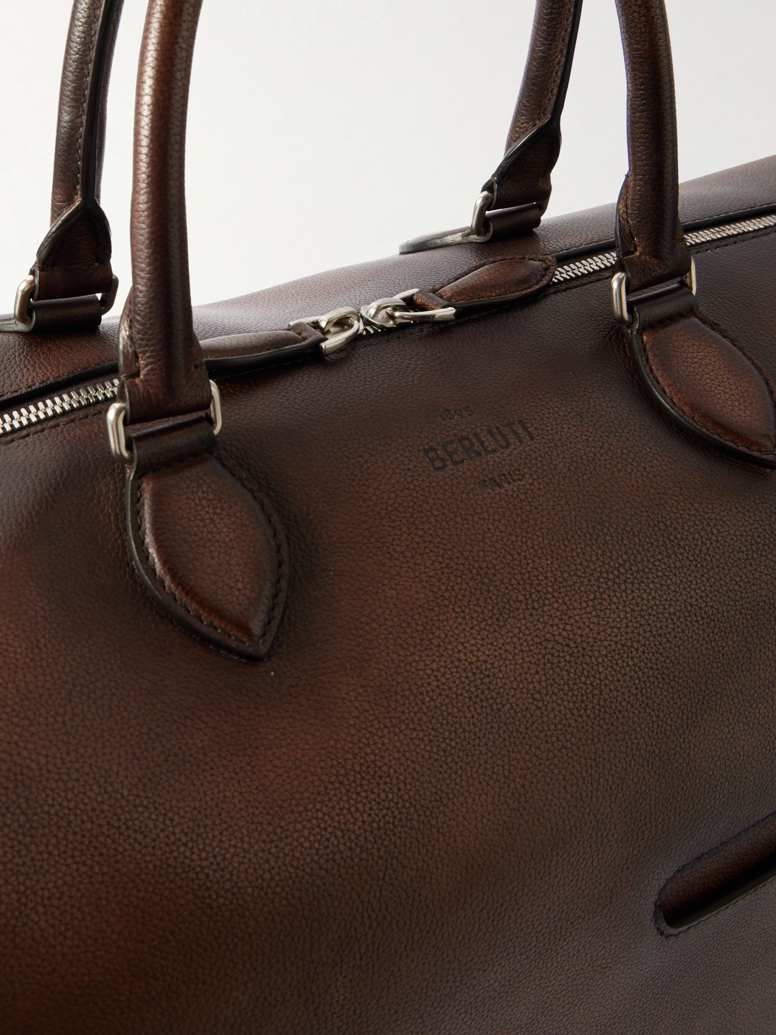 Toujours Venezia Leather Weekend Bag Brown - 4