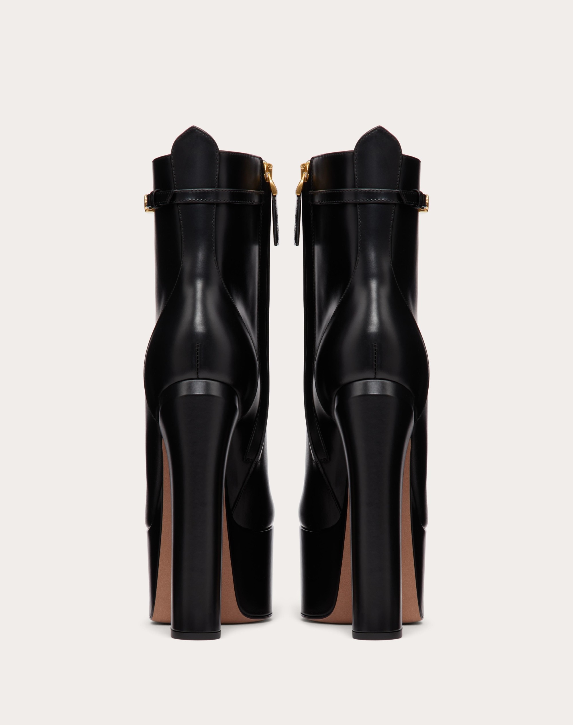 VALENTINO GARAVANI TAN-GO PLATFORM ANKLE BOOT IN CALFSKIN 155MM - 3