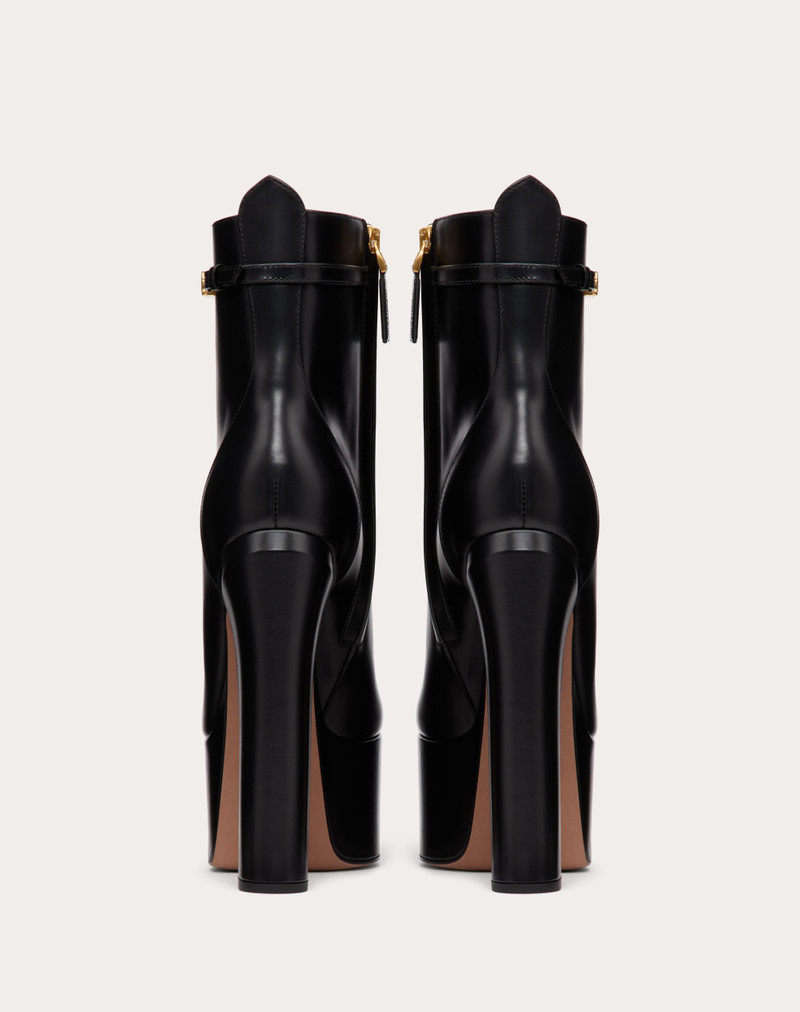 VALENTINO GARAVANI TAN-GO PLATFORM ANKLE BOOT IN CALFSKIN 155MM 3