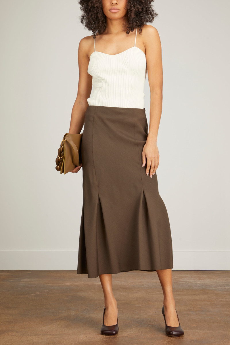 KHAITE Ziggy Top in Ivory outlook