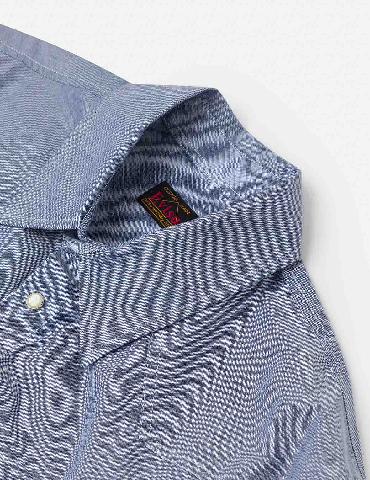 Half Kamon Embroidery and Print Relax Fit Shirt - 8