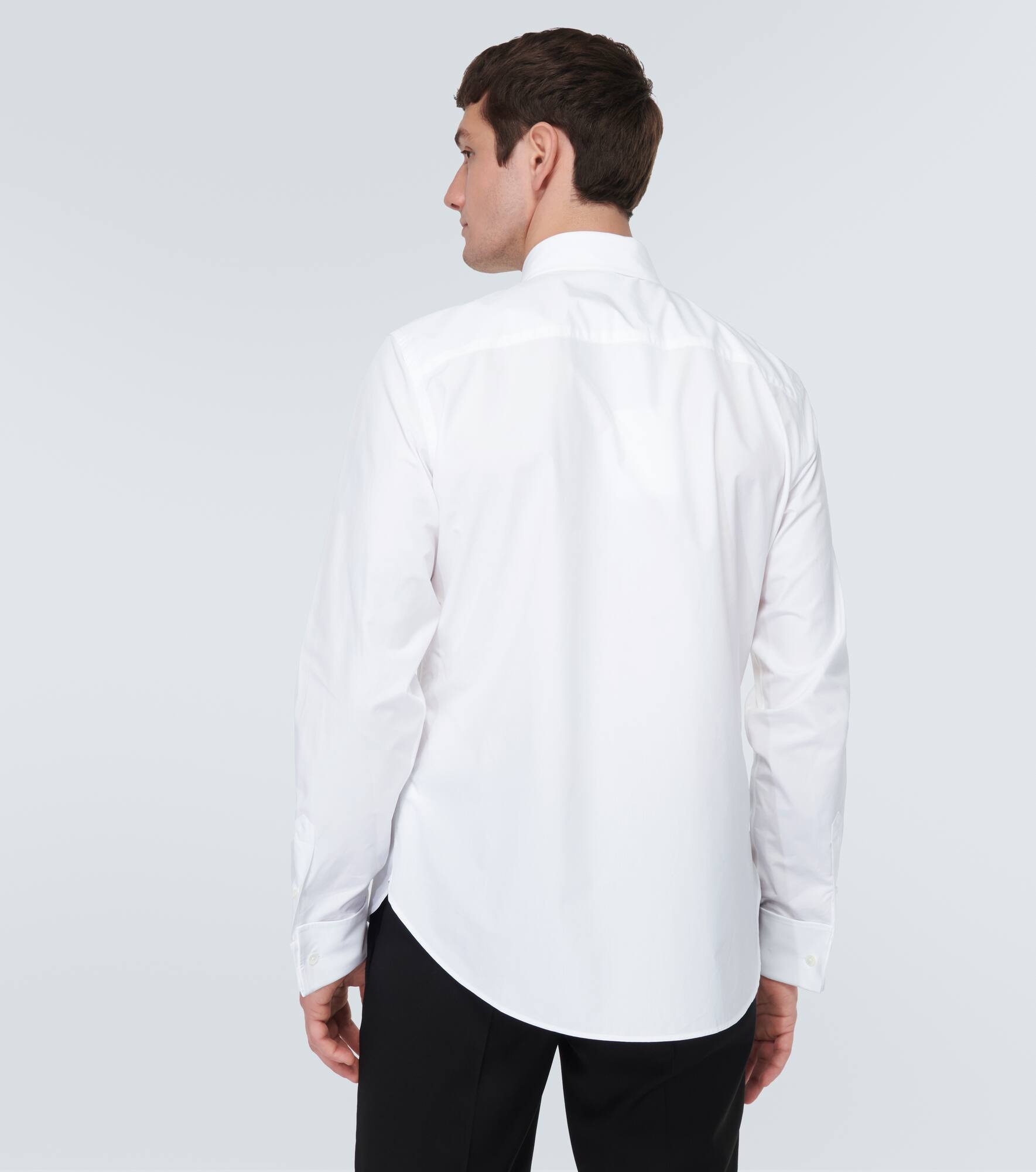 Cotton tuxedo shirt - 4