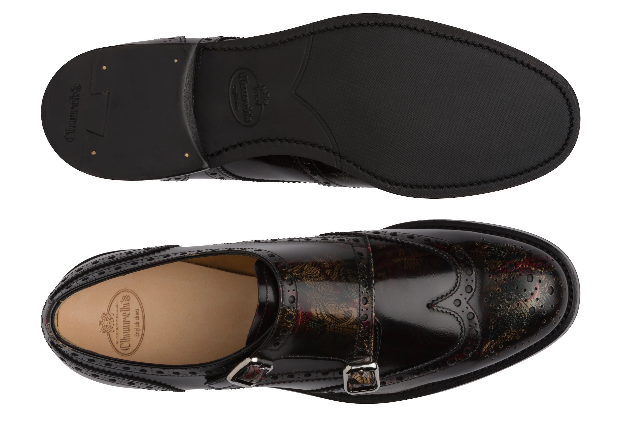 Lana r
Polished Fumè Monk Floral Grey - 3