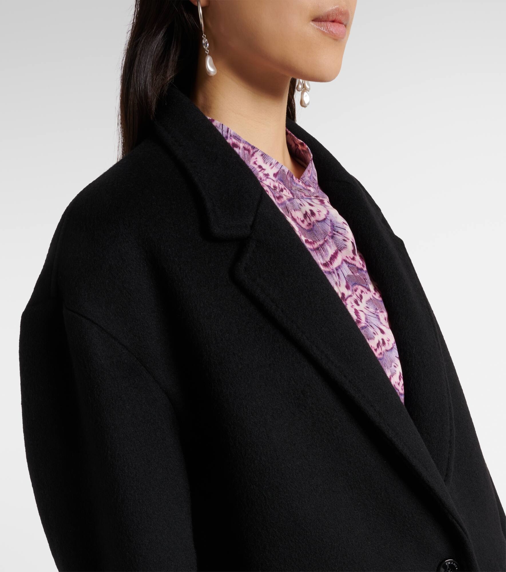 Efezia wool and cashmere coat - 4