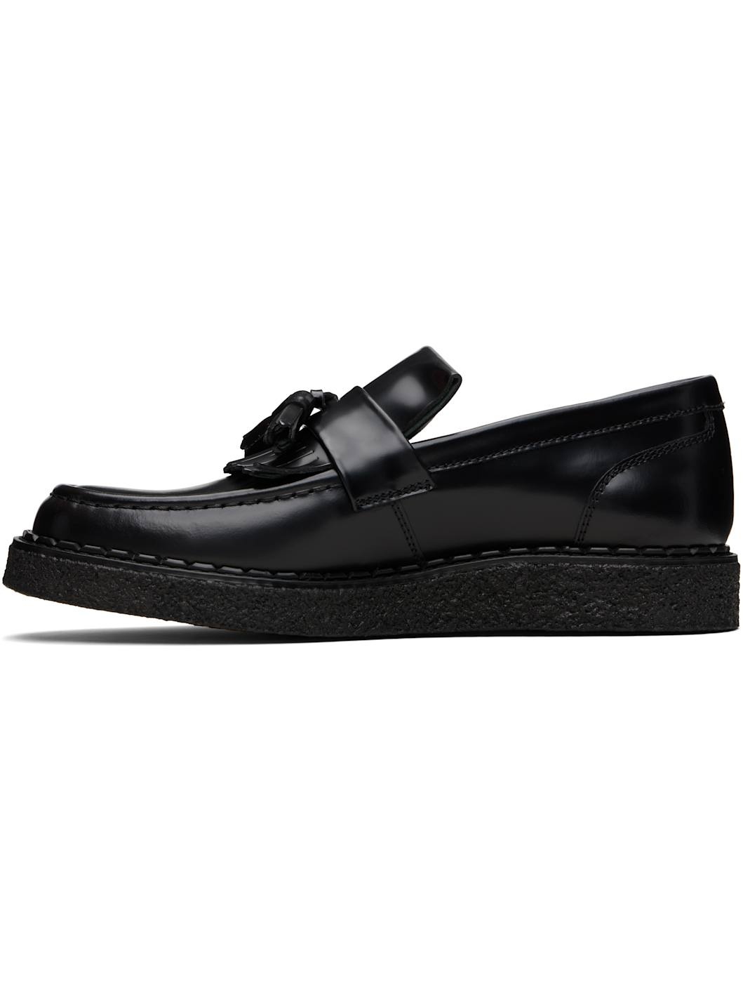 Black George Cox Leather Tassel Loafer Loafers - 3