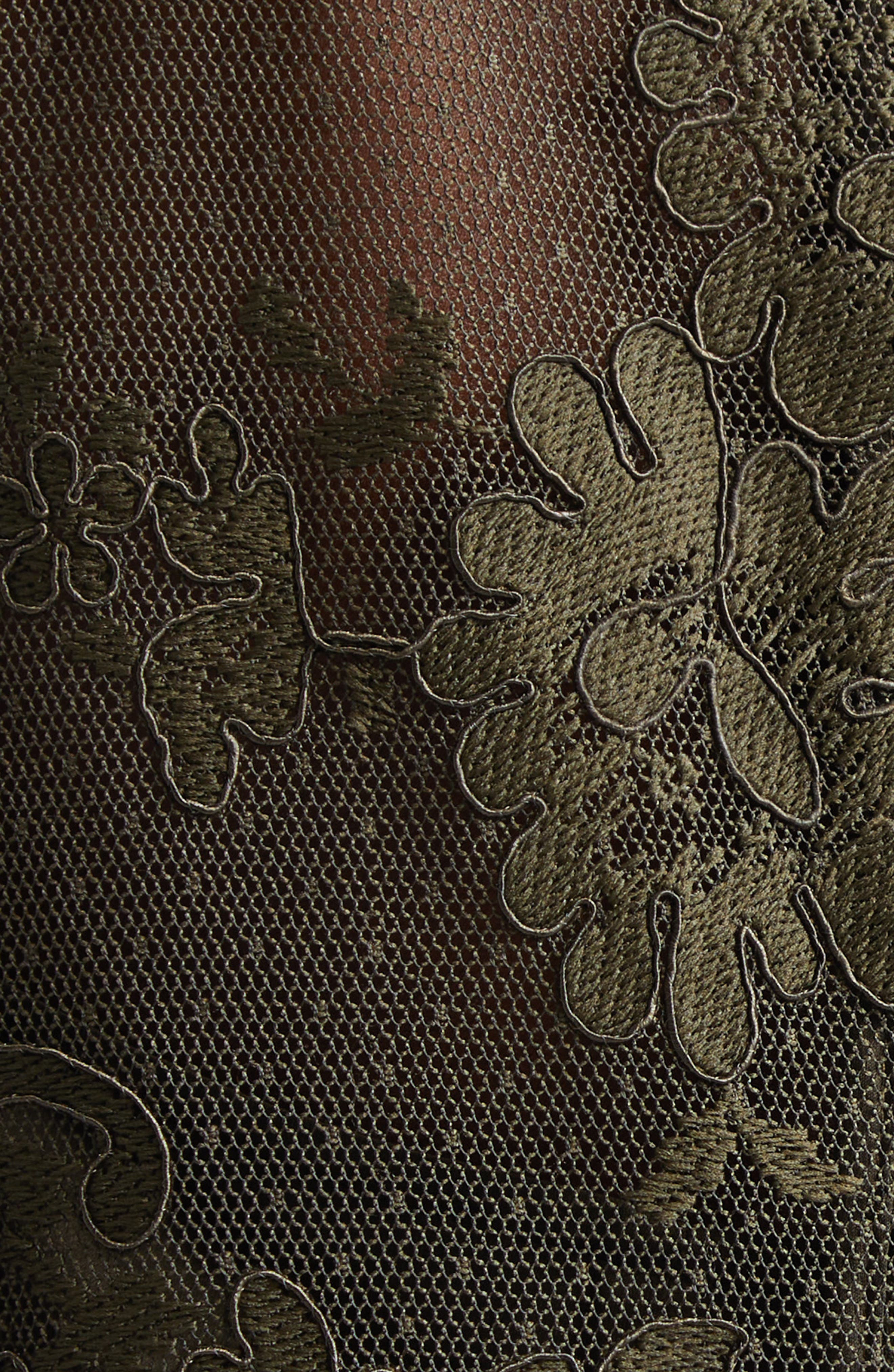Zimmermann Memento Long Sleeve Lace Maxi Dress in Olive at Nordstrom - 6