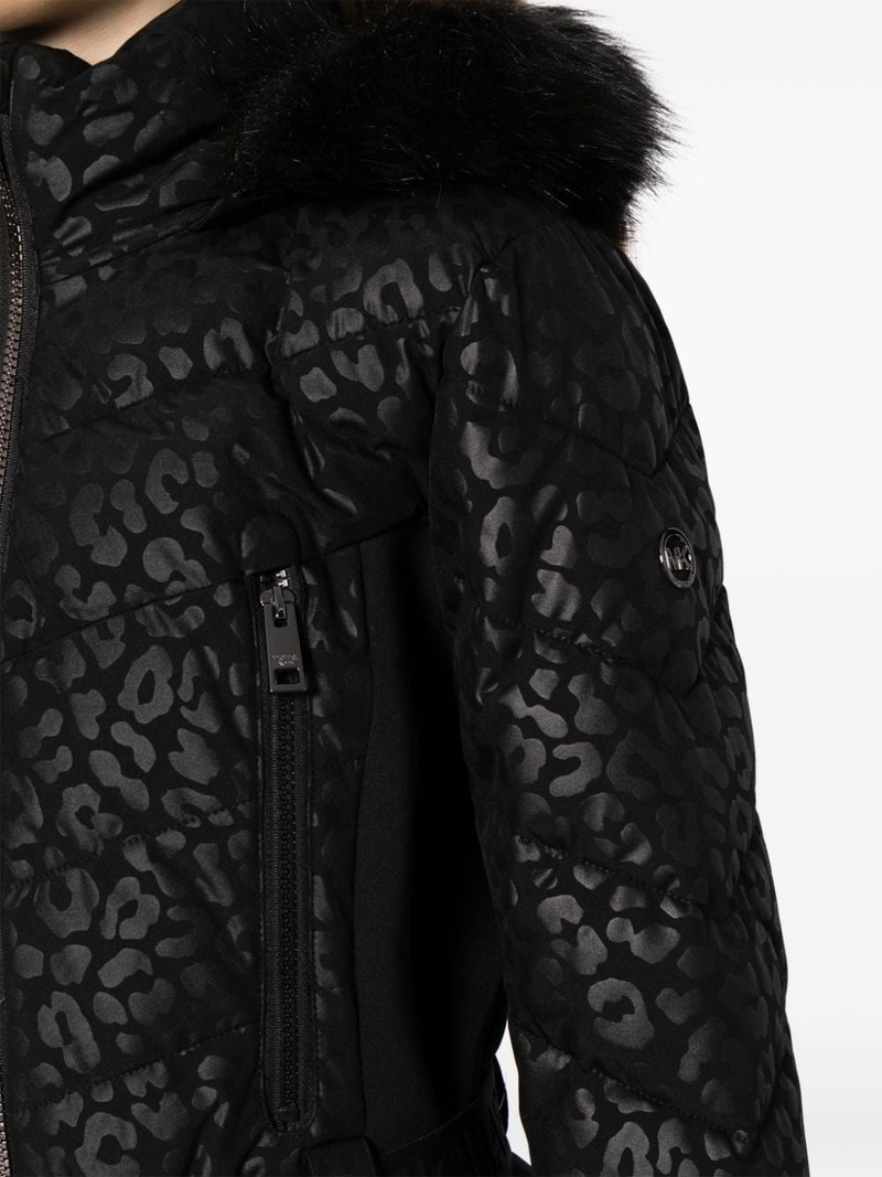 leopard-print puffer coat 5