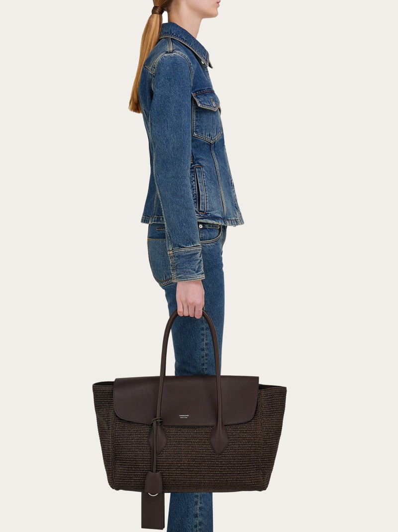 East-West tote bag (L) 3