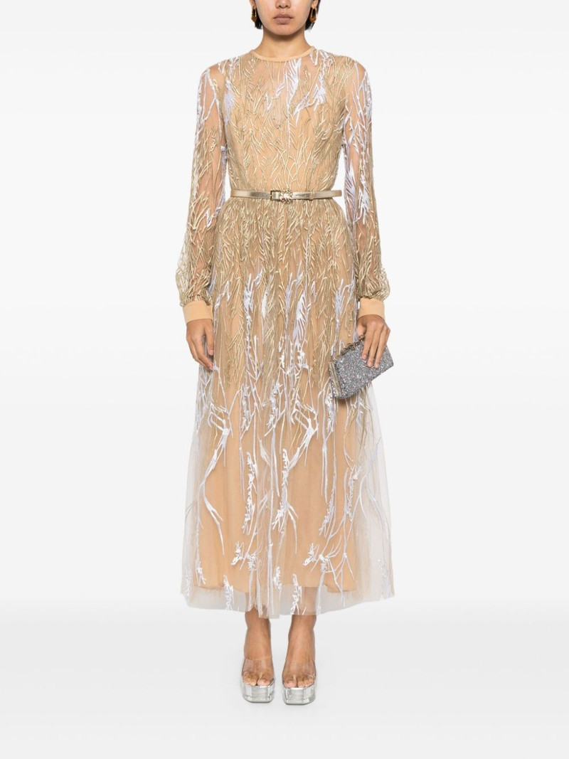ELIE SAAB Arboreal midi gown outlook