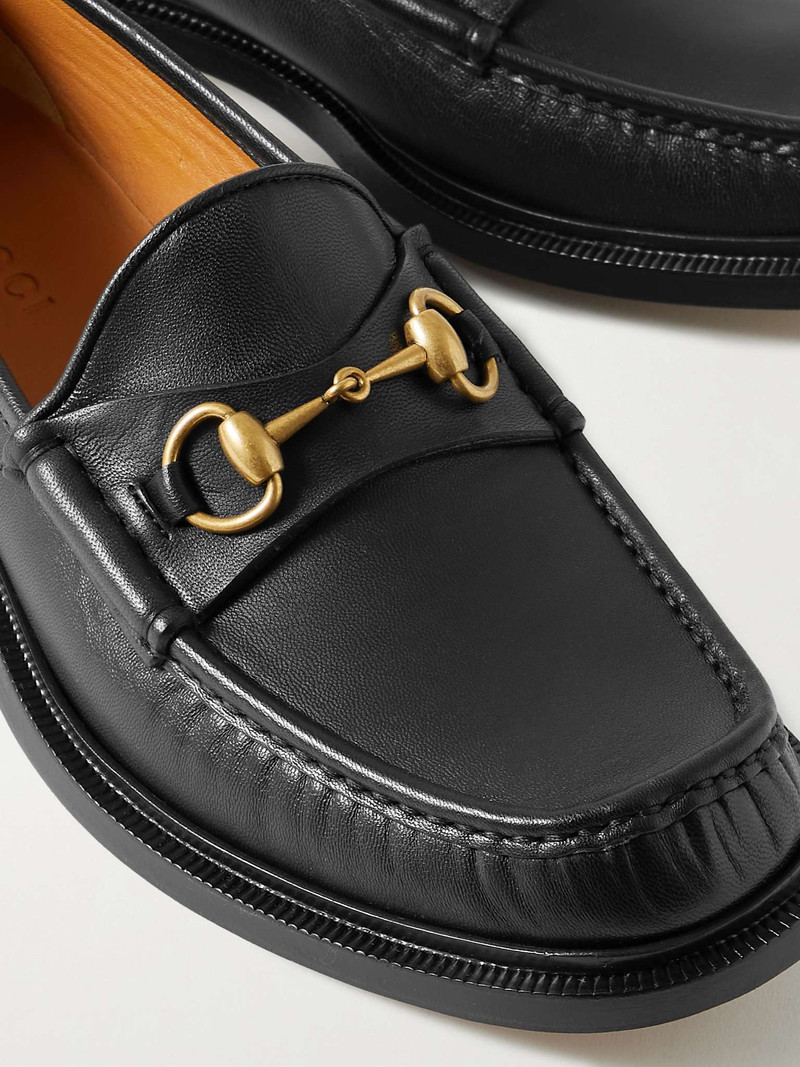 Horsebit Leather Loafers 4