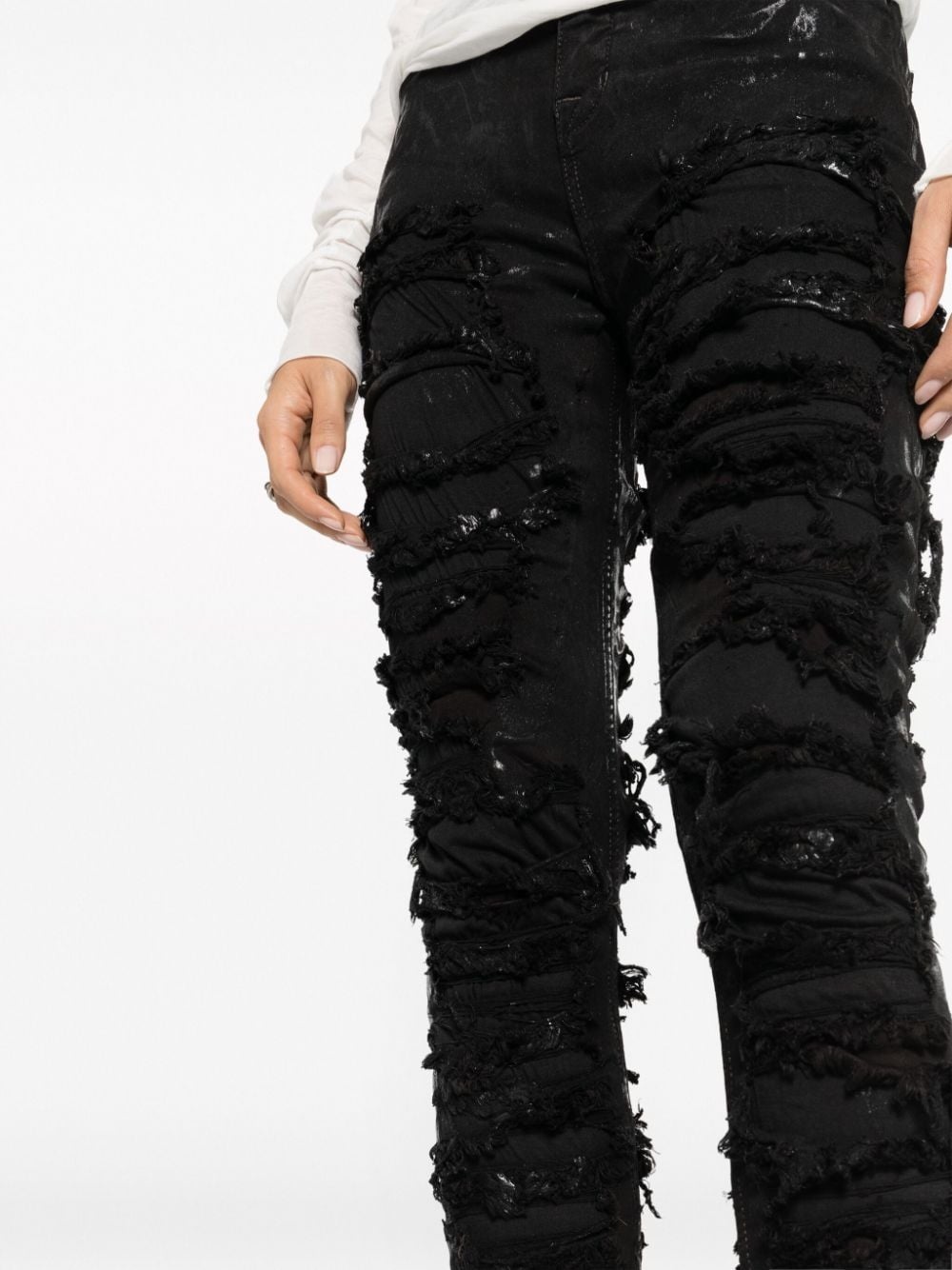 Detroit high-rise ripped skinny jeans - 5