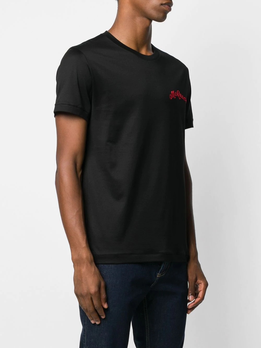 McQueen embroidery T-shirt - 3