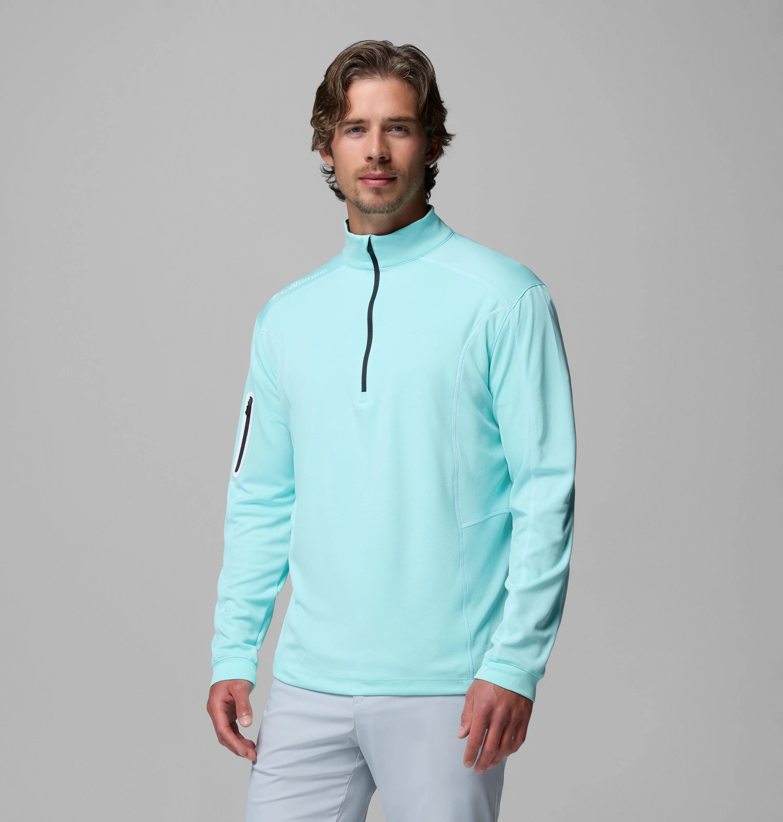 Men's Shotgun Quarter Zip Golf Pullover - 1