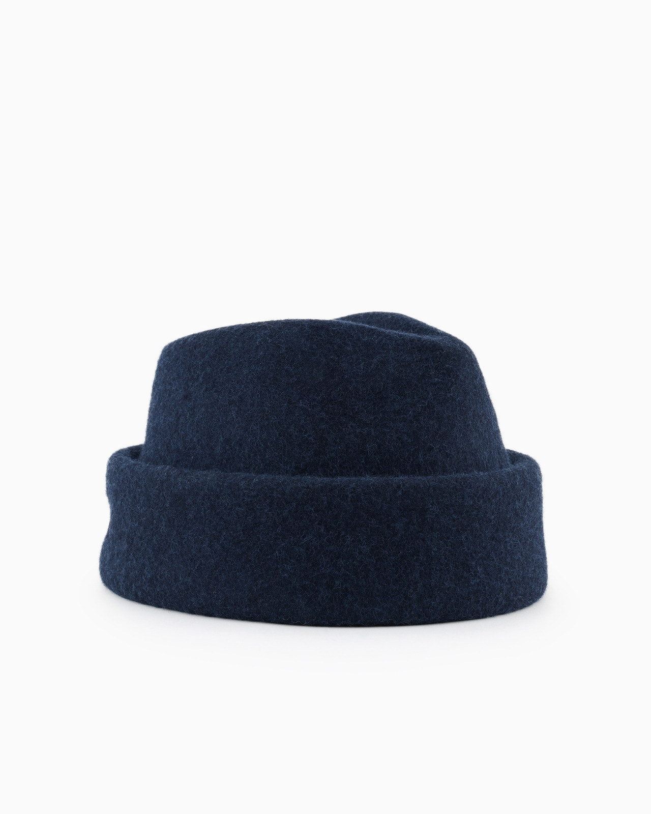 WOOL CLOTH SAILOR’S CAP WITH LOGO EMBROIDERY - 1