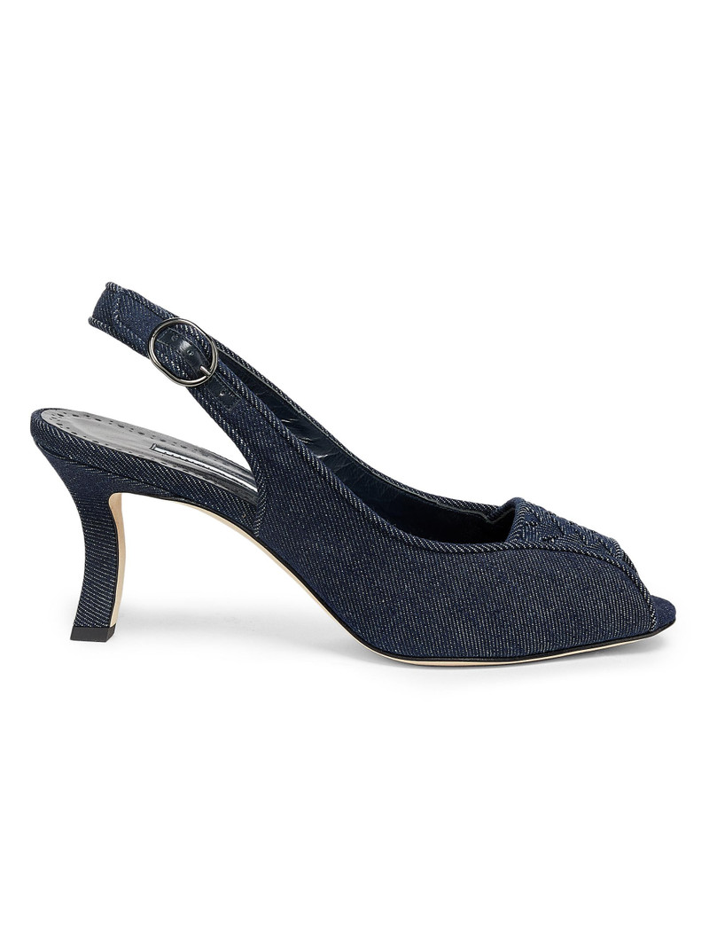 70mm slingback peep-toe 펌프 1