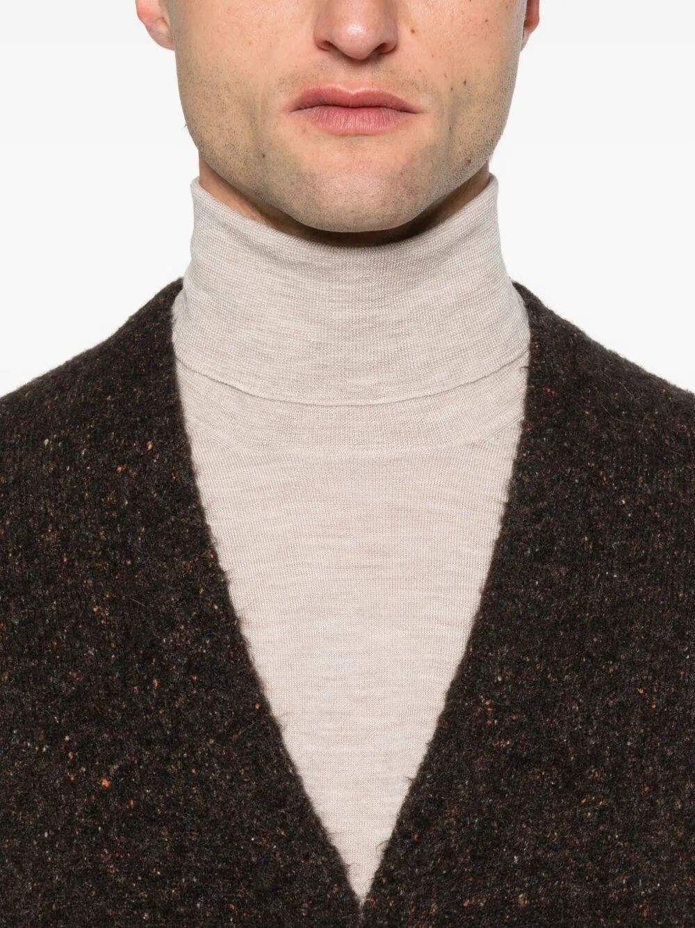 Turtle-Neck Fine Gauge Sweater - 4