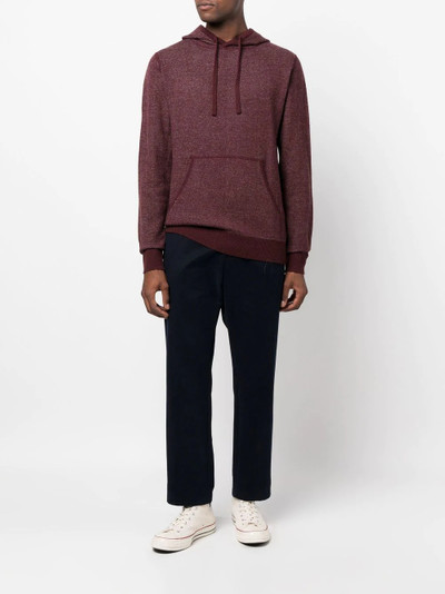 Aspesi marl-knit wool hoodie outlook