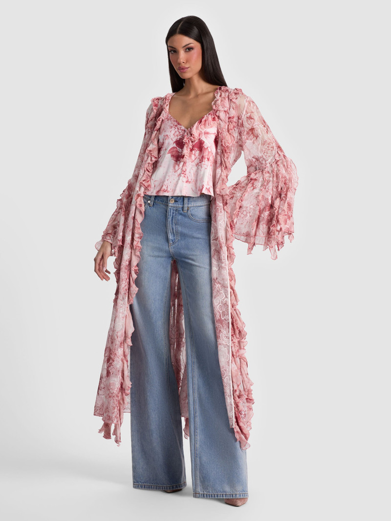 CHER RUFFLE MAXI ROBE 1