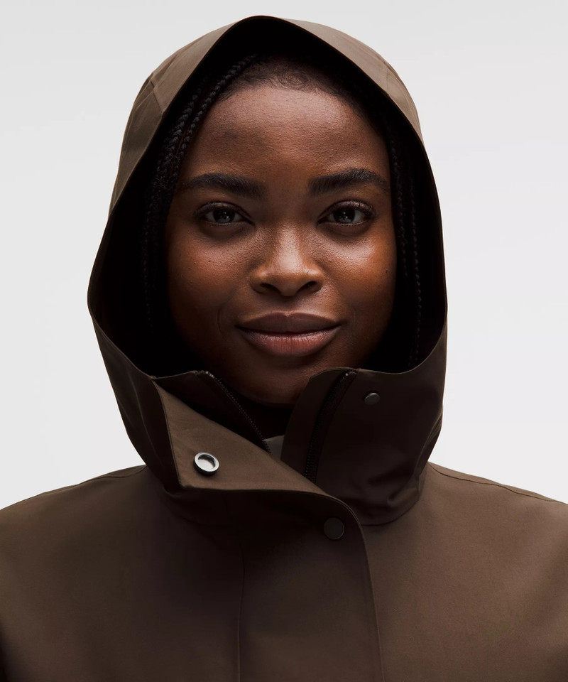 Oversized Cocoon Rain Coat 9