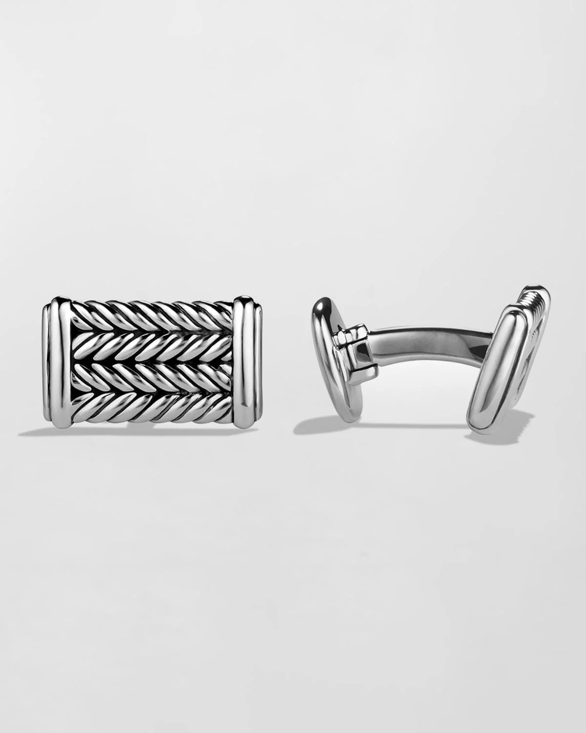 Men's Chevron Cuff Links - 1