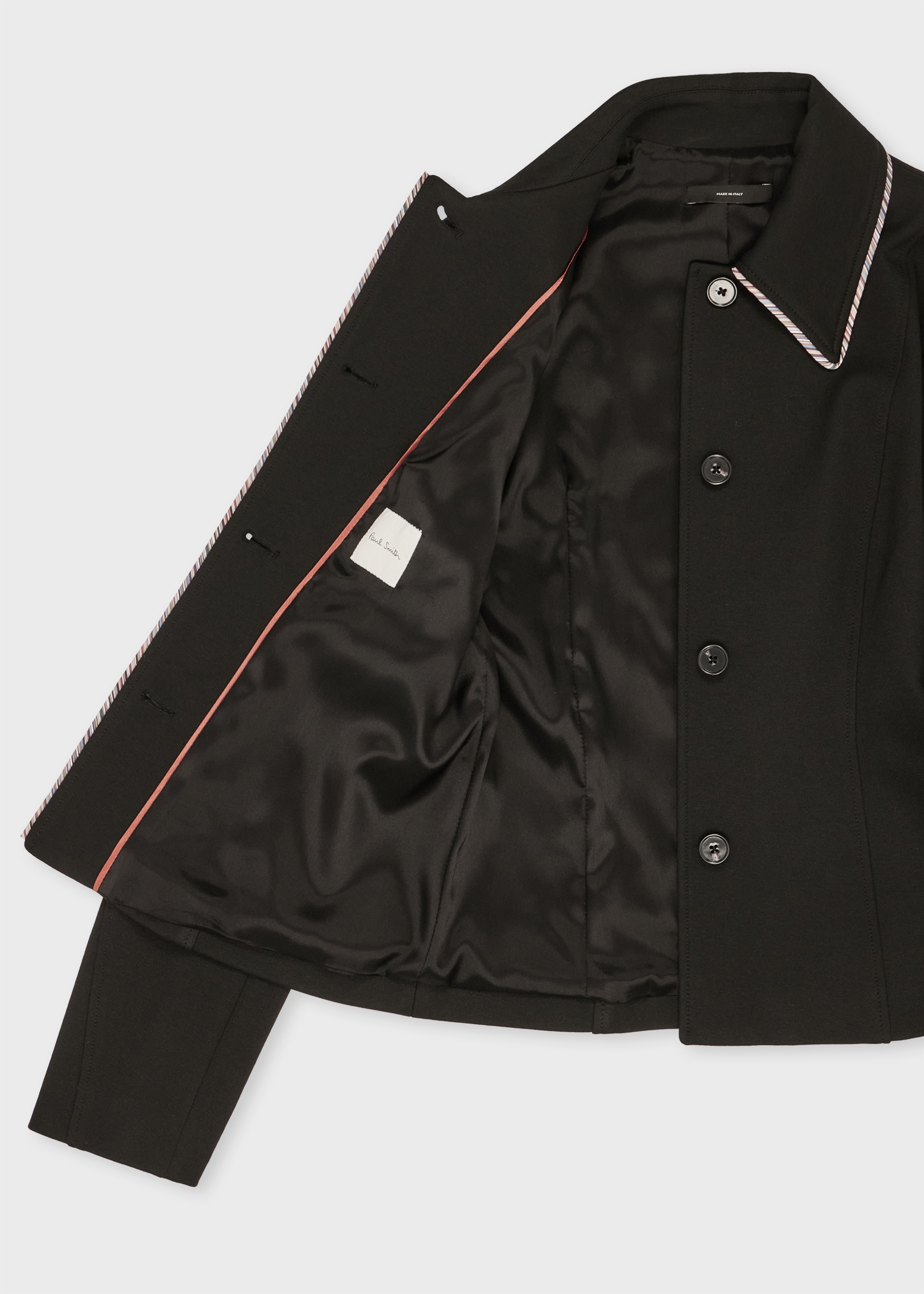 Women's Black Milano 'Signature Stripe' Jacket - 2