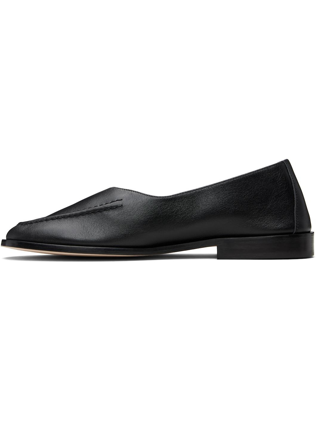 Black Juliol Slip-on Loafers - 3