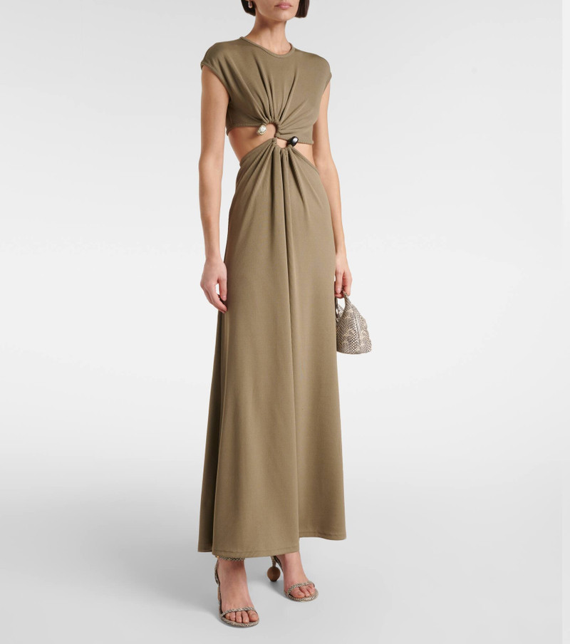 CHRISTOPHER ESBER S-Buckle embellished maxi dress outlook