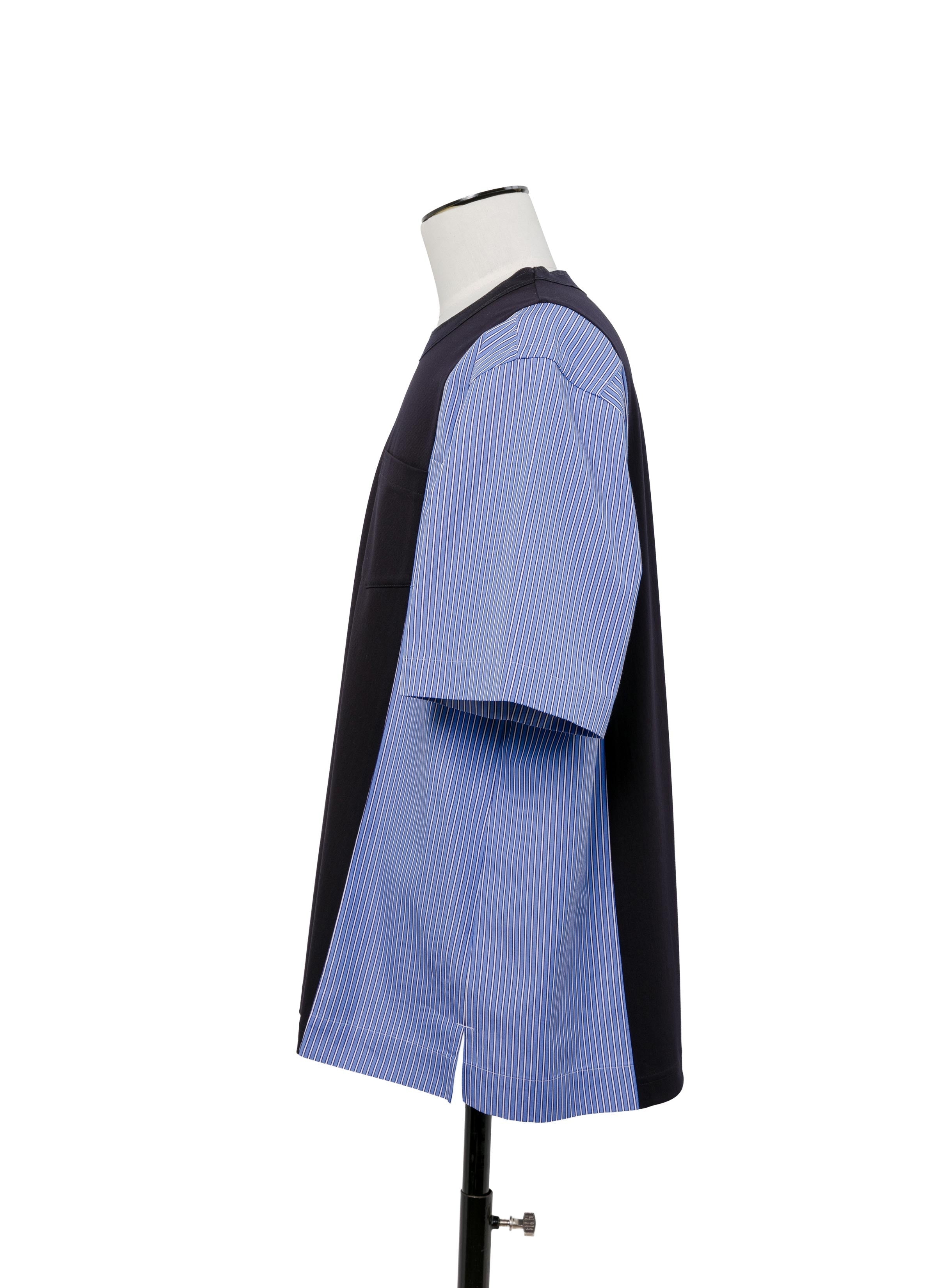 Poplin x Cotton Jersey T-Shirt - 3