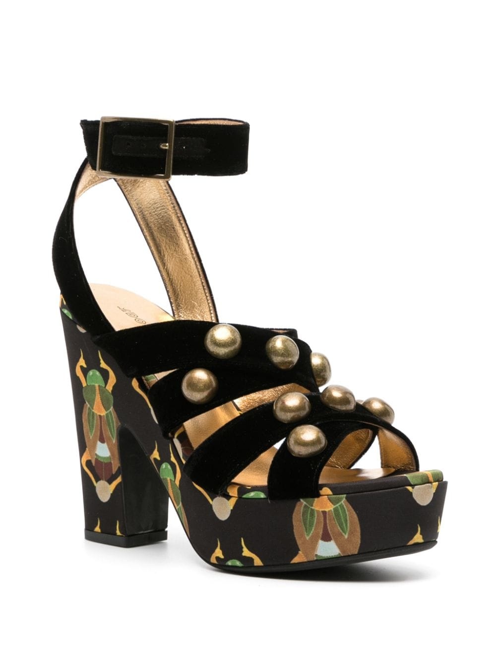 Medal Wedge 140mm sandals - 2