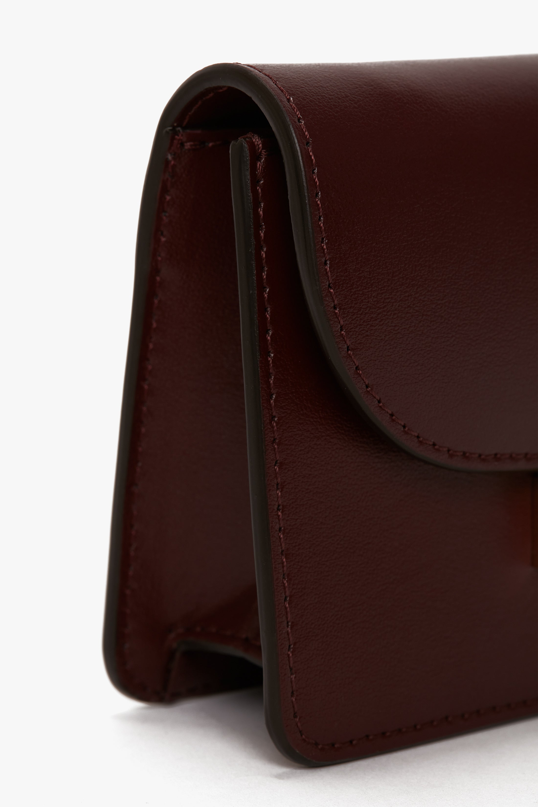 Nano Dorian Bag In Burgundy Smooth Leather - 3