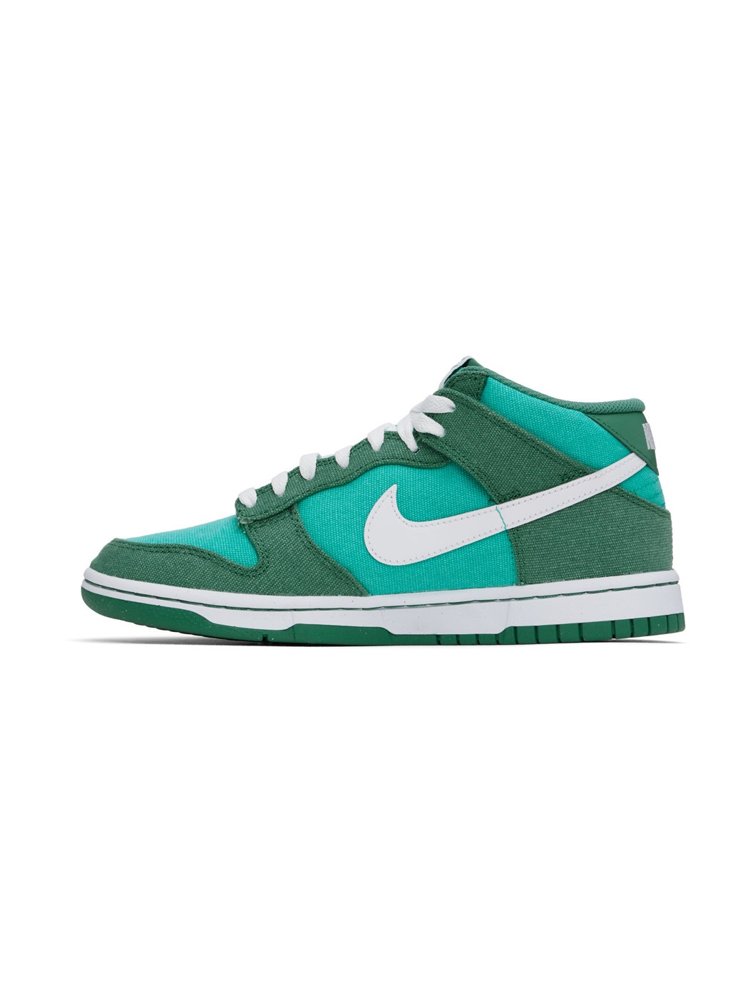 Green Dunk Mid Sneakers - 3