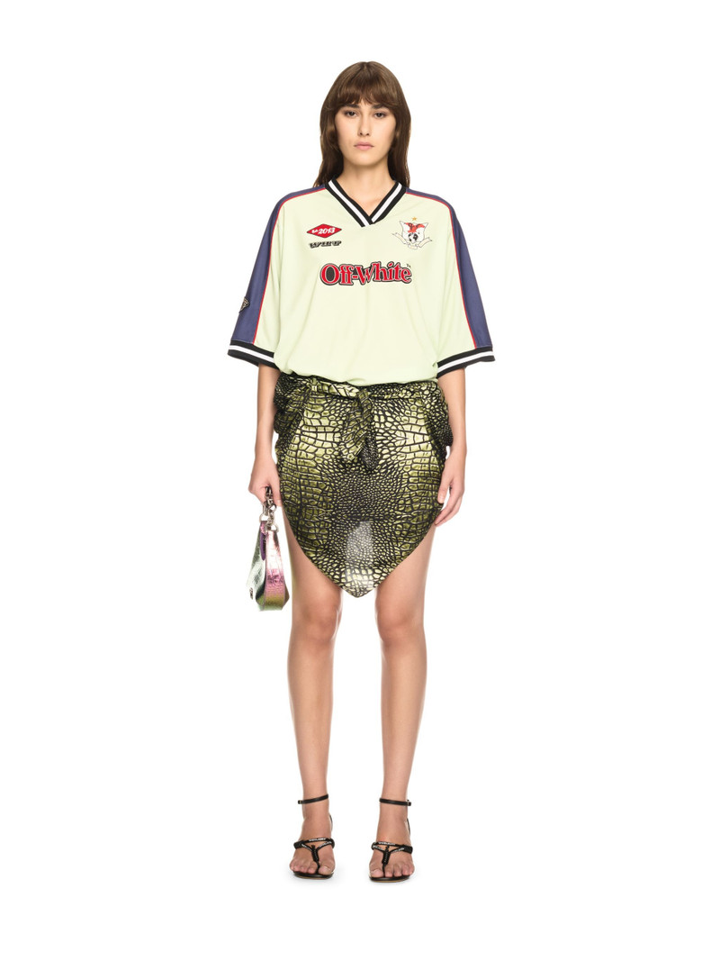 Off-White Green Crocodile Bandana Skirt outlook