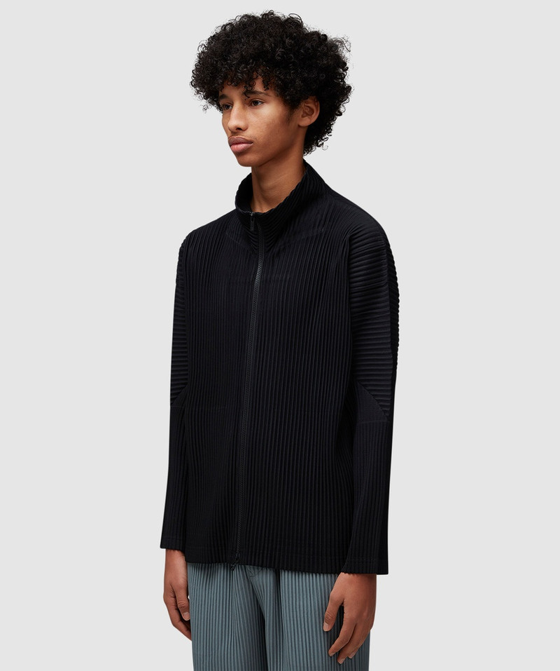 ISSEY MIYAKE Basic pleats fz jacket outlook