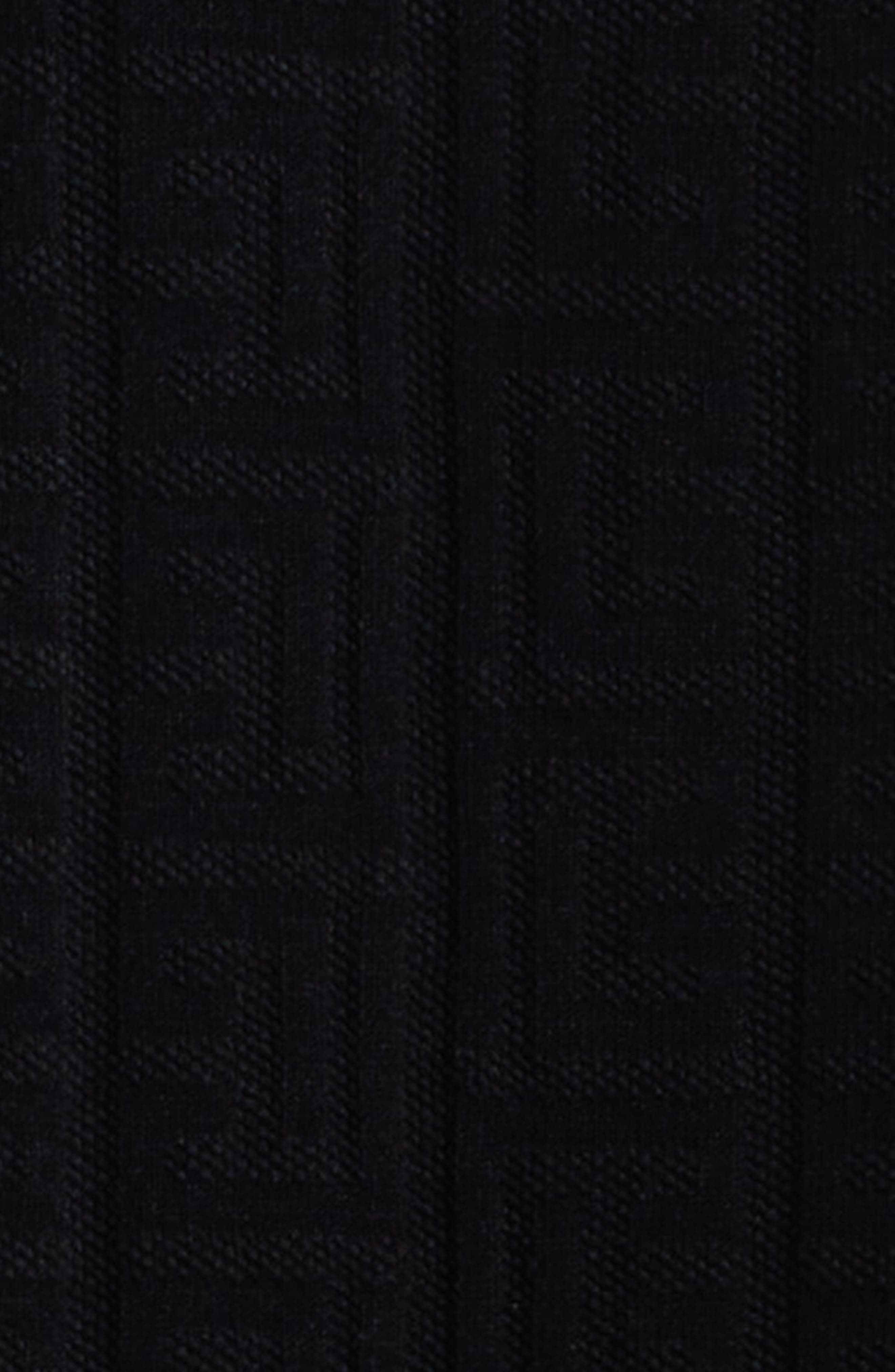 Balmain Monogarm Jacqurd Polo Sweater in 0Pa Black at Nordstrom - 6