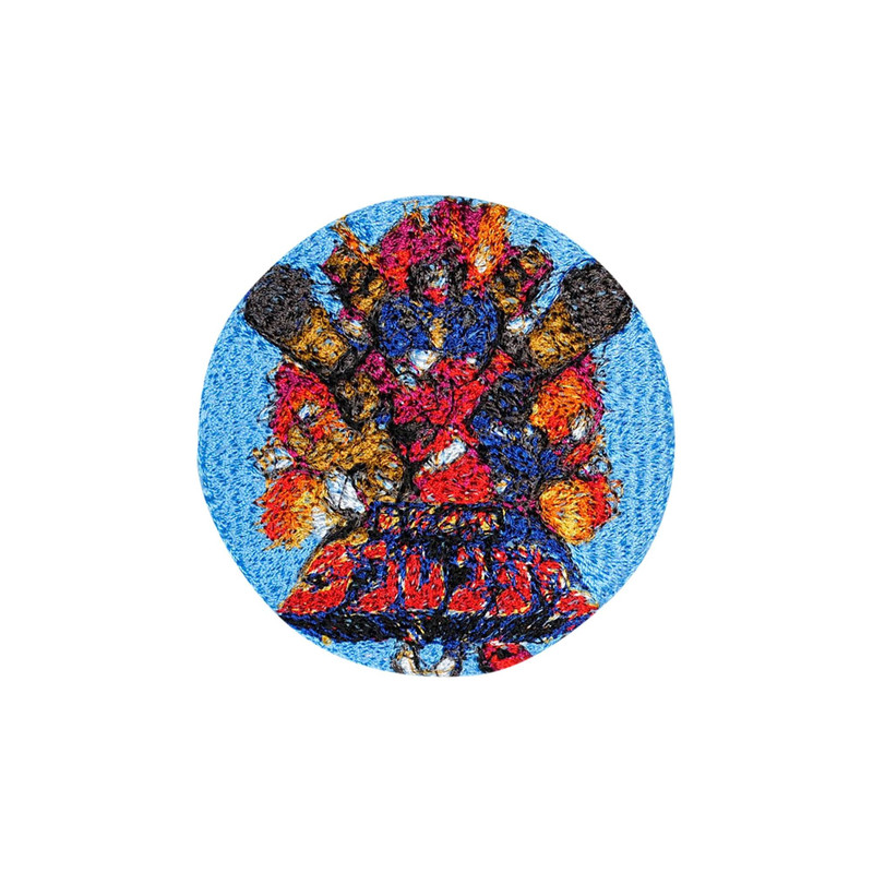 Doublet Embroidery Badge 'Light Blue' - 1